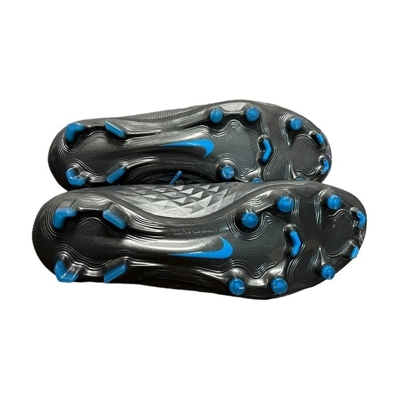 New Nike Tiempo Legend 8‎ Elite FG Under The Radar Black / Blue Cleats - Picture 6 of 6